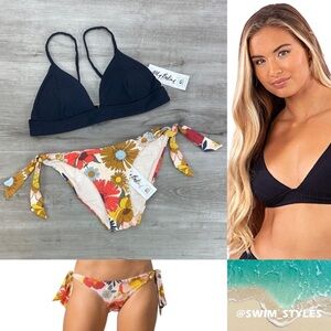 ☀️RIP CURL☀️ PREMIUM SURF FIXED TRI SUMMER LOVIN GOOD PANT BIKINI SET